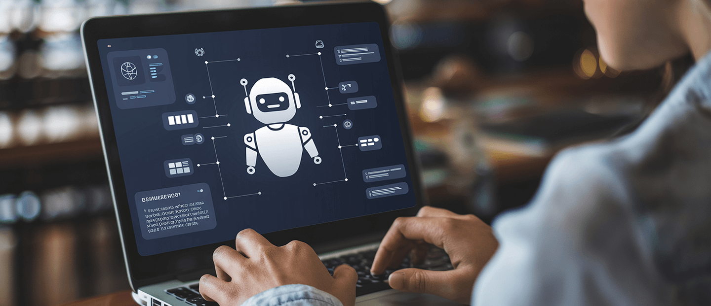 Visual showing AI-powered automation tools driving business growth, efficiency, and measurable results.