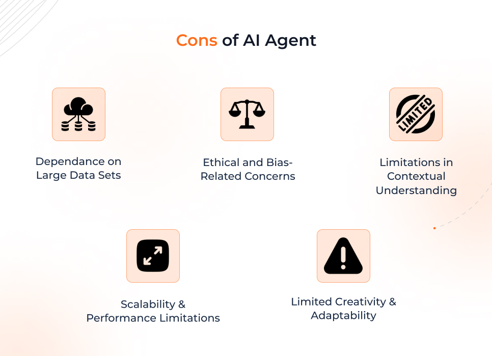 cons of ai agent